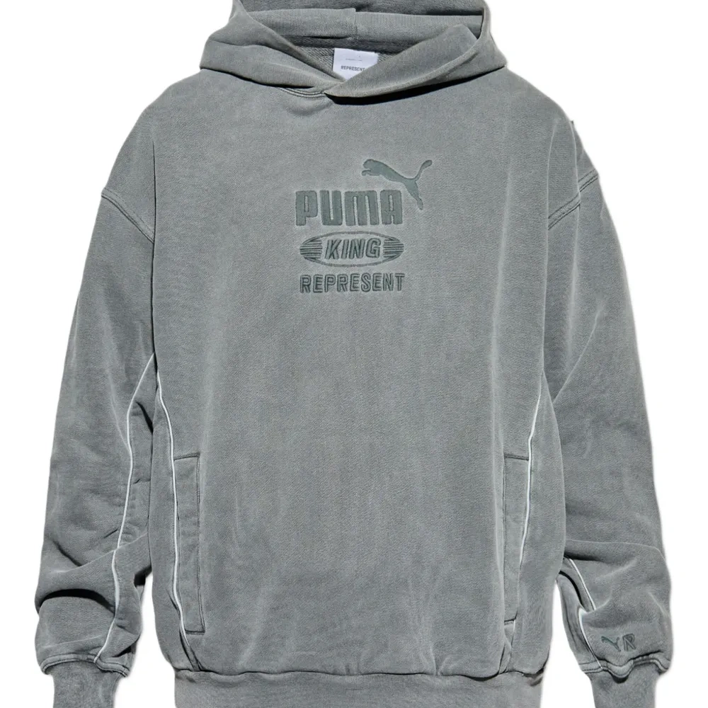 Свитер с капюшоном и вышитым логотипом из коллаборации с Represent