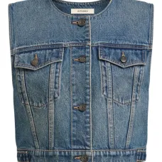 Джинсовый жилет