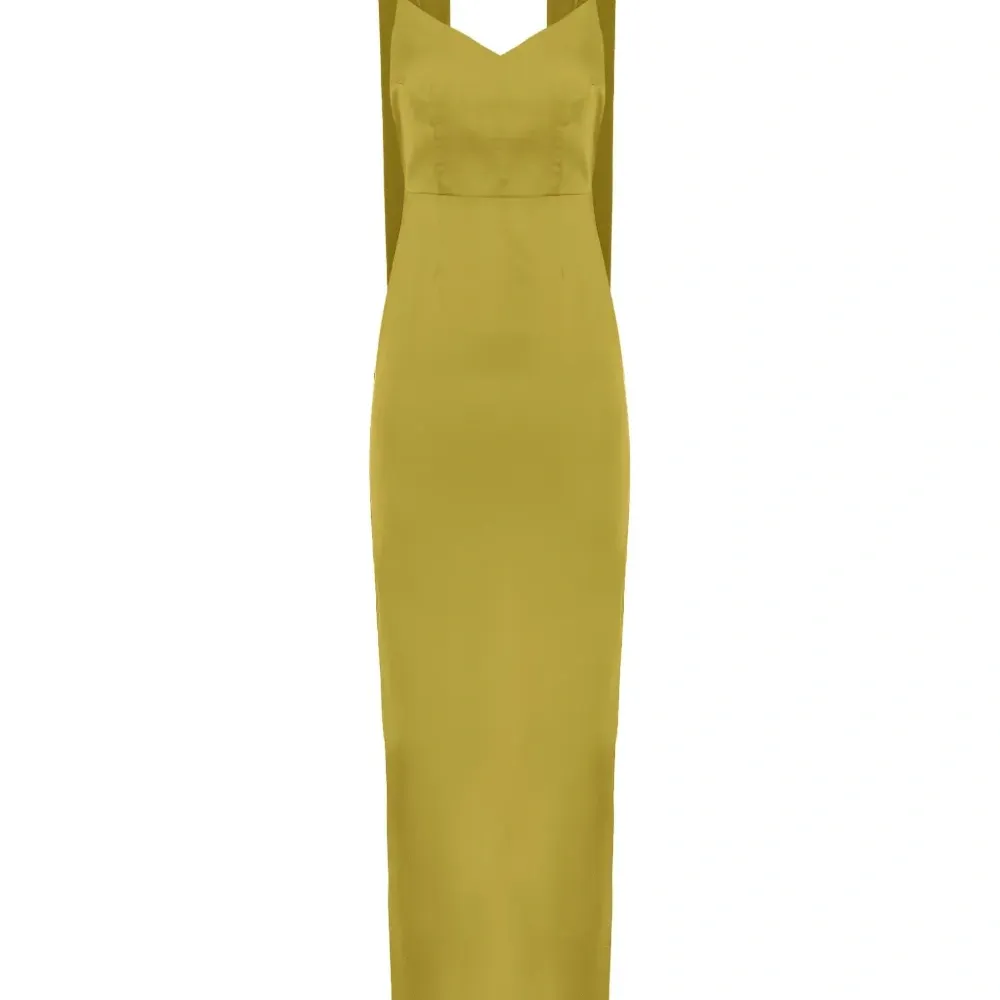 Платье макси CARA на тонких бретелях