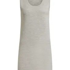 Платье без рукавов с U-образным вырезом