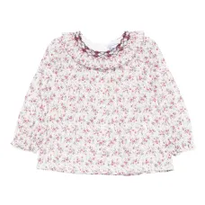 Топ с цветочной вышивкой