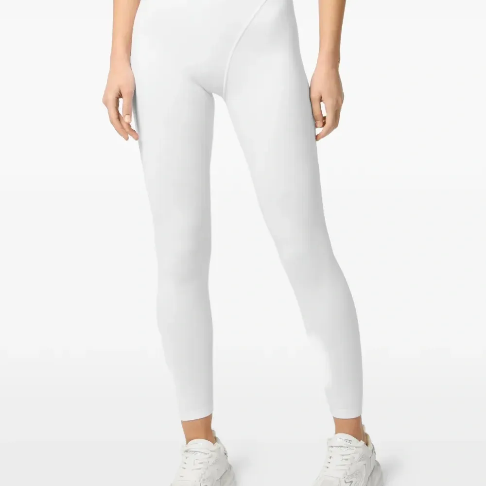 Леггинсы с логотипом и эластичной талией