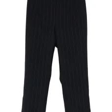 Брюки в тонкую полоску