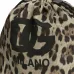 Рюкзак с логотипом и леопардовым принтом