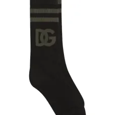 Полосатые носки с логотипом Полосатые носки с логотипом