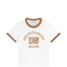 Футболка из джерси с принтом и вышивкой