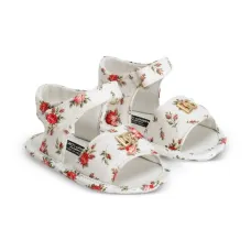 Босоножки с цветочным принтом