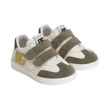 Кроссовки с нашивкой-логотипом