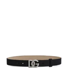 Ремень с пряжкой-логотипом