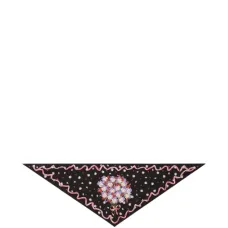 Шарф-лента с цветочным принтом