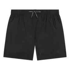 Плавки-шорты с кулиской и нашивкой-логотипом