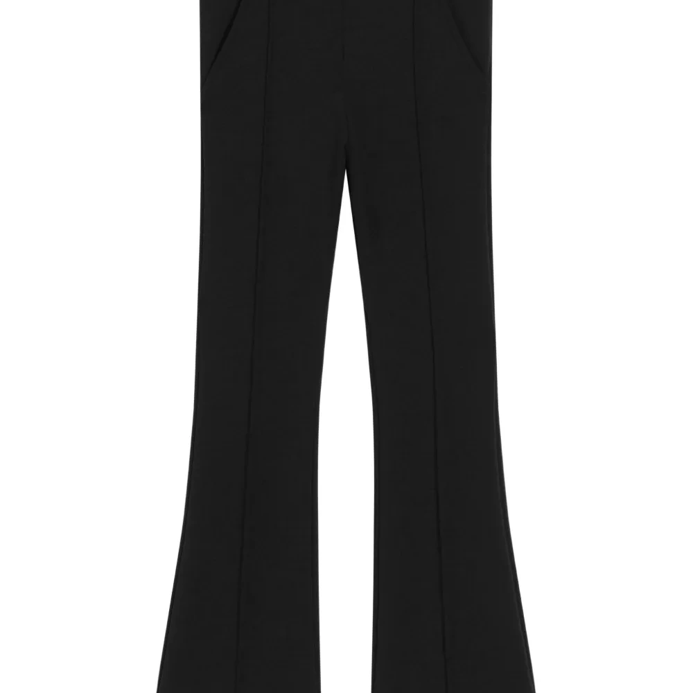 Расклешённые брюки с логотипом