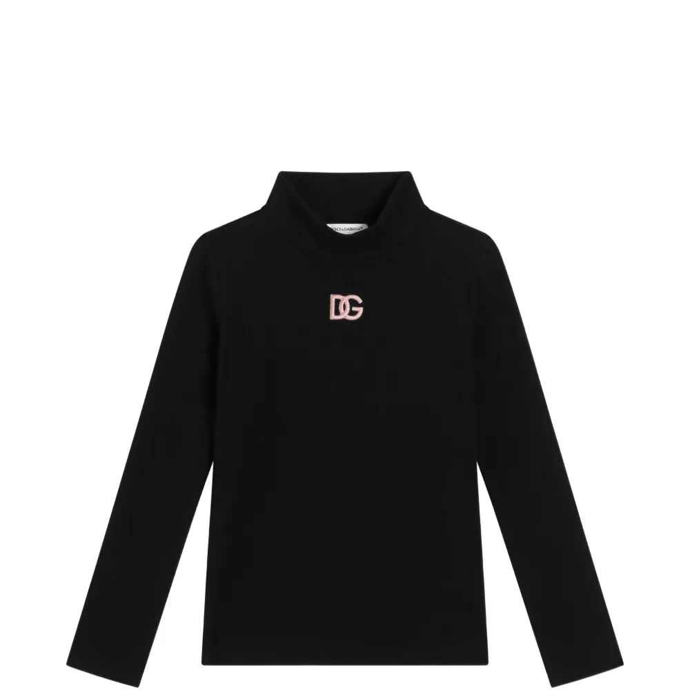 Топ с воротником-стойкой и логотипом