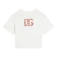 Футболка с цветочным логотипом