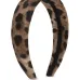 Ободок с леопардовым принтом