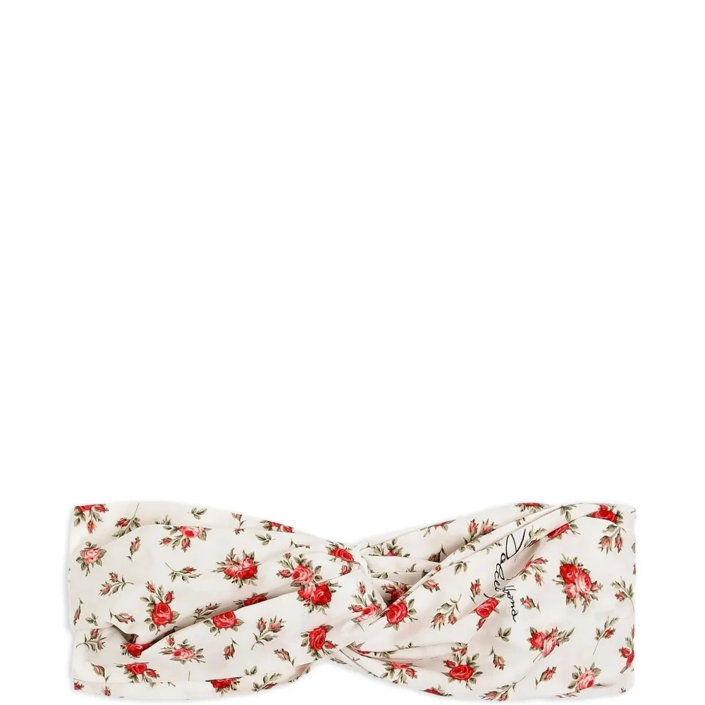 Ободок с цветочным декором