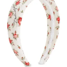 Ободок с цветочным кружевом