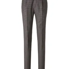 Брюки в ломаную клетку