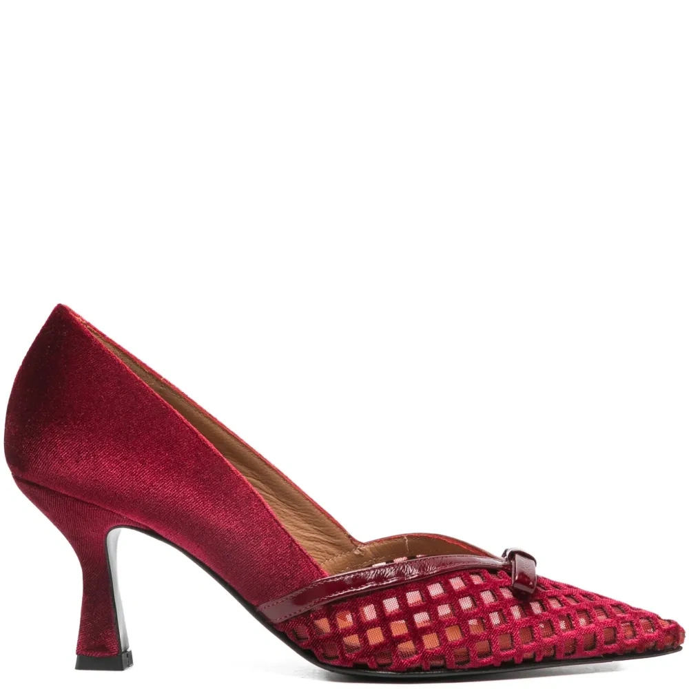 Фактурные туфли с бантом