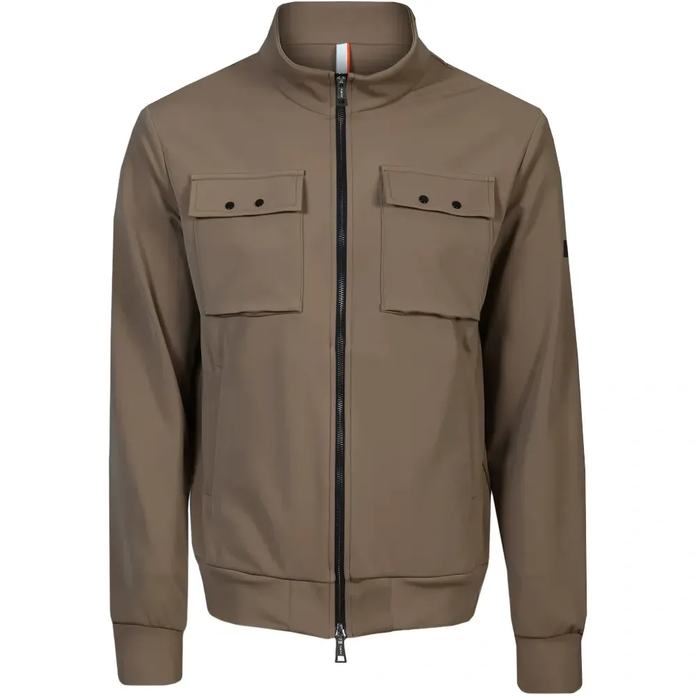 Куртка на молнии с клапанами на карманах