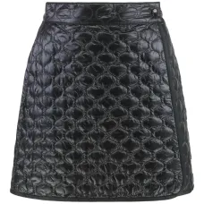 Мини юбка с нашивкой-логотипом