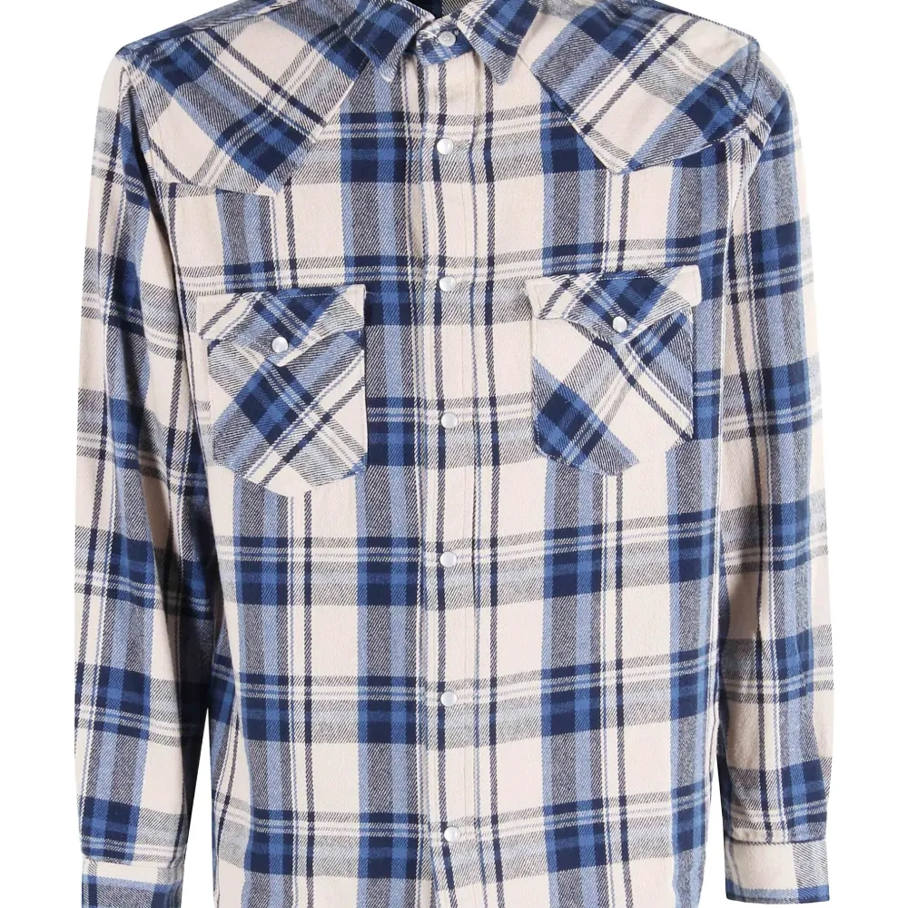 Клетчатая рубашка с карманом