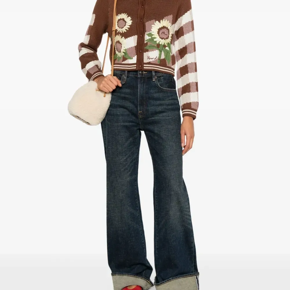 Кардиган The Sunflower Stripper с цветочной вышивкой