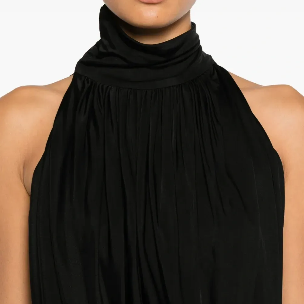 Драпированный топ с вырезом халтер