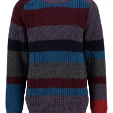 Шерстяной свитер в полоску