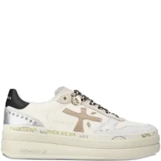 Кроссовки на платформе с леопардовым принтом