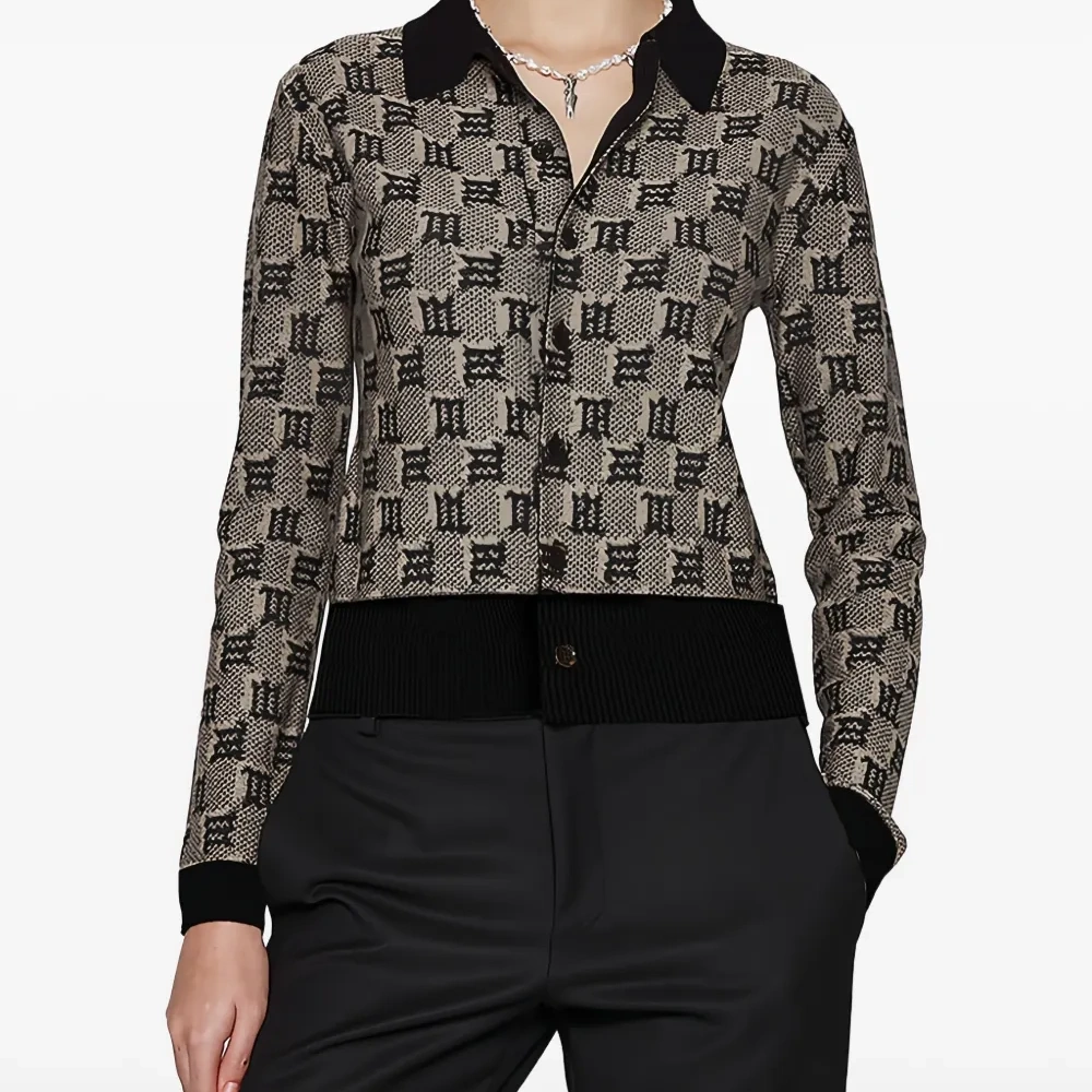 Кардиган с монограммой