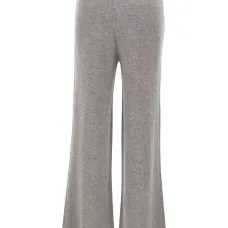 Расклешенные брюки с эластичным поясом