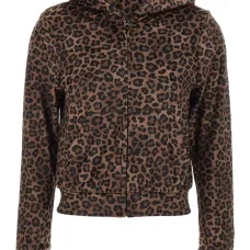 Худи на молнии с принтом