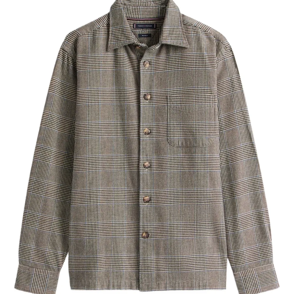 Клетчатая рубашка с карманом