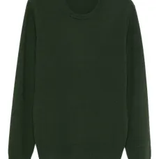 Свитер с круглым вырезом