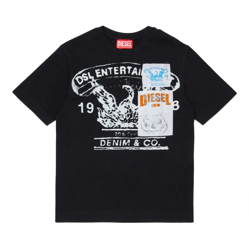 Футболка Tdersim Over в технике пэчворк