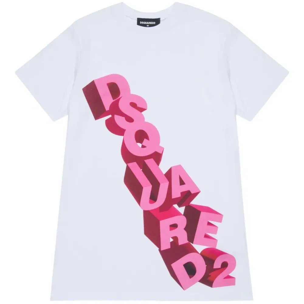 Платье с графичным принтом