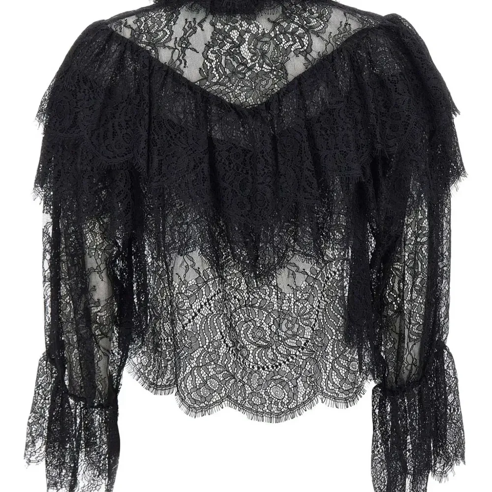 Кружевная блузка Faryn с оборками