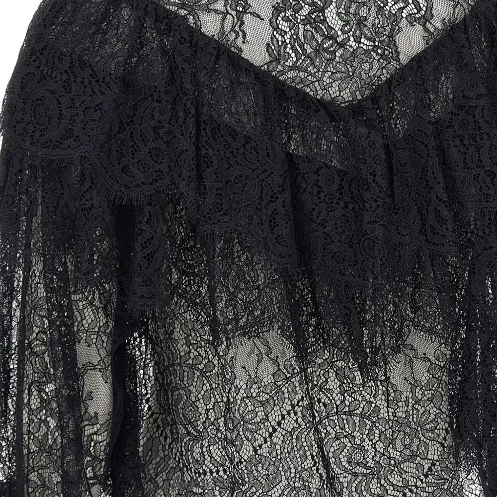 Кружевная блузка Faryn с оборками