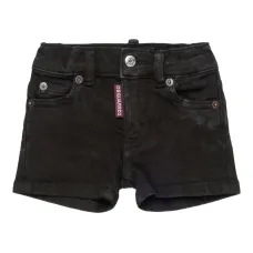 Джинсовые шорты с принтом