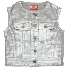 Жилет с эффектом металлик