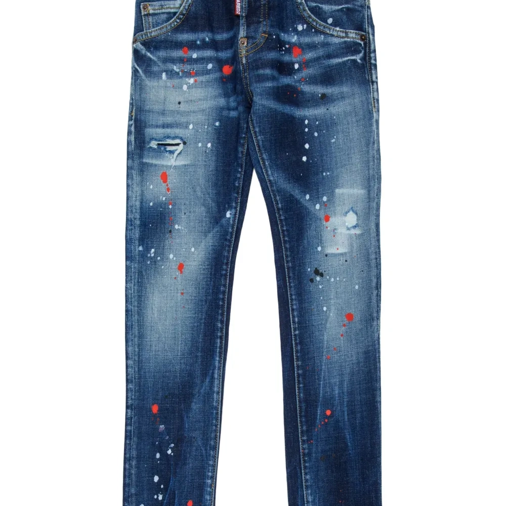 Джины Cool Guy с эффектом разбрызганной краски