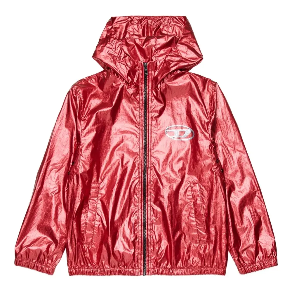 Куртка с капюшоном и логотипом