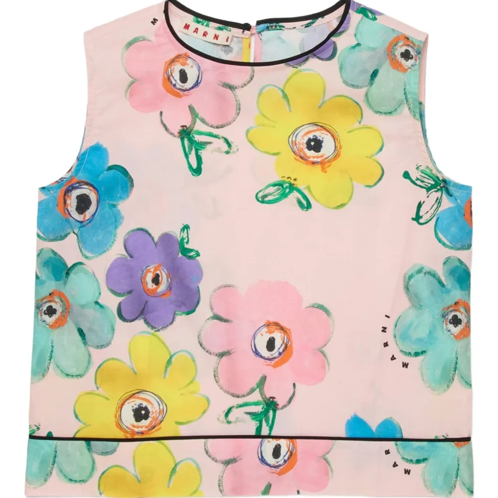 Блузка с цветочным принтом