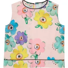 Блузка с цветочным принтом