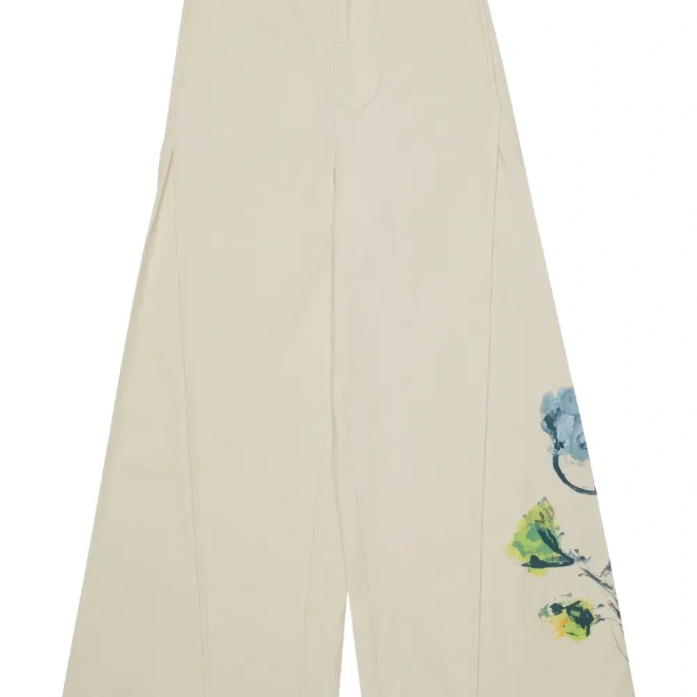 Брюки с цветочным принтом Брюки с цветочным принтом