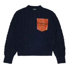 Свитер фактурной вязки