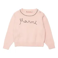 Свитер с вышитым логотипом