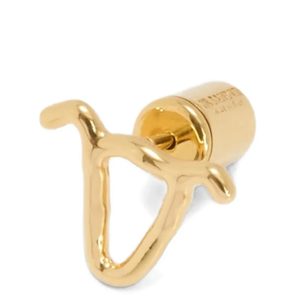 Серьга с логотипом знака зодиака