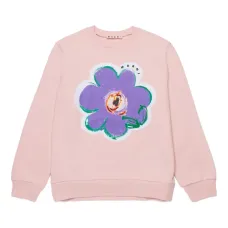 Толстовка с цветочной аппликацией